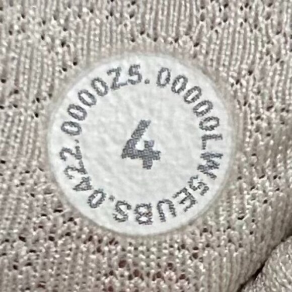 Lululemon Ribbed Softstreme Zip Flare Pants Bone Soft Knit High Rise Size 4 - Picture 11 of 13